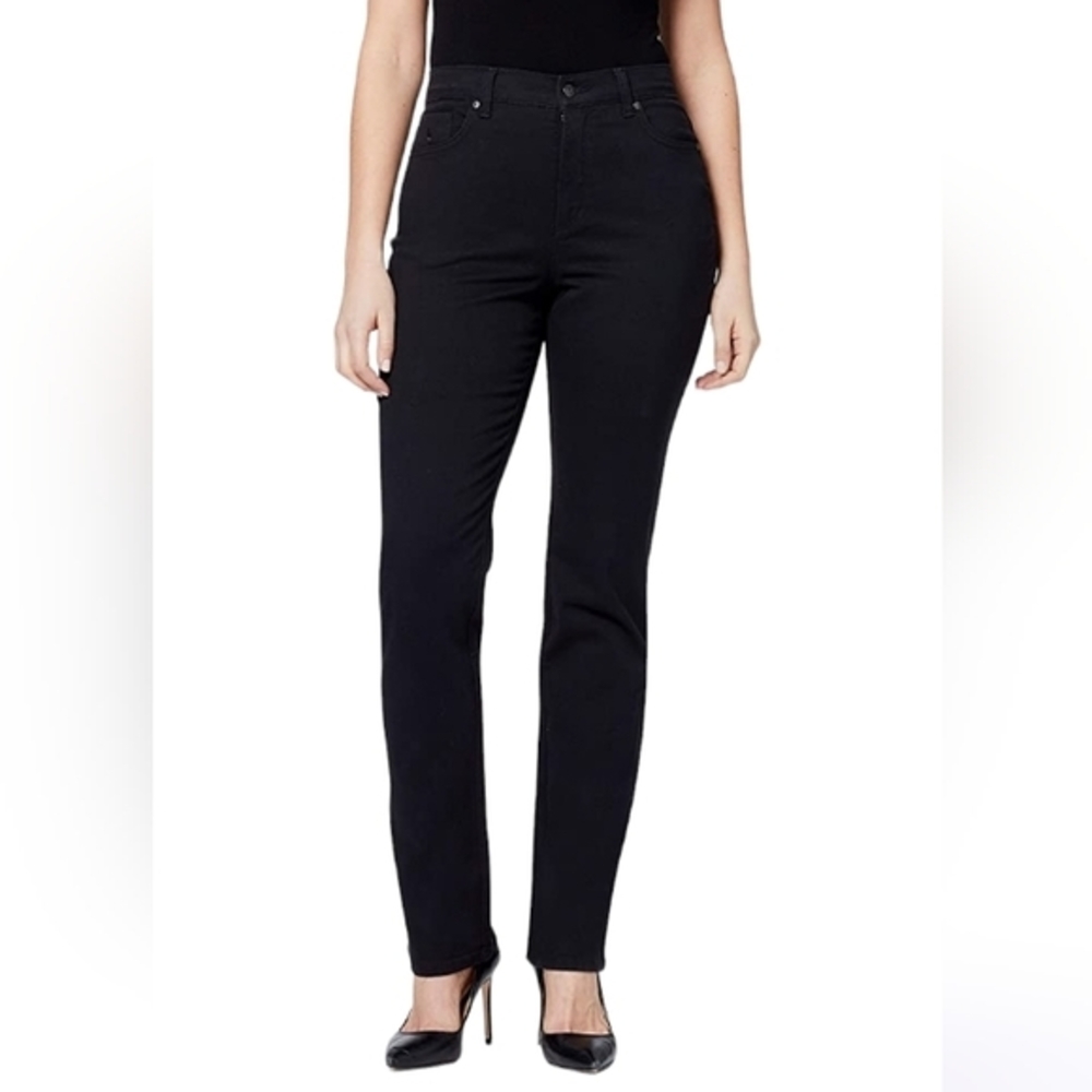 Gloria Vanderbilt Amanda Jeans 10P | High Rise Tapered | Black | NWT